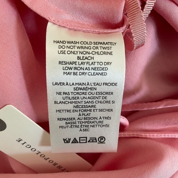 ANTHROPOLOGIE Bubblegum Pink Satin Camisole Size Small - Picture 5 of 5